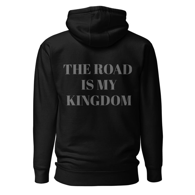 🖤 THE BLACK PRINCE – “The Road Is My Kingdom” Hoodie